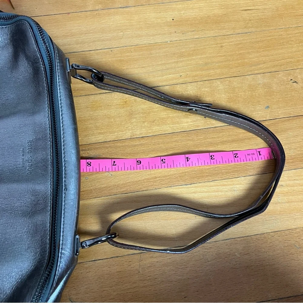 Kate Spade Metallic Silver Tablet Media Bag